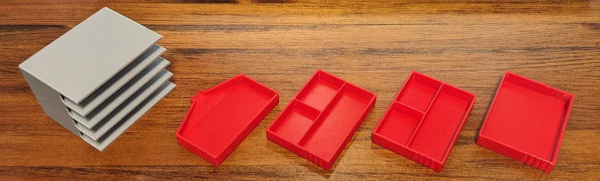 Khay đựng linh kiện nhỏ HSW và giá treo tương thích - Image 3