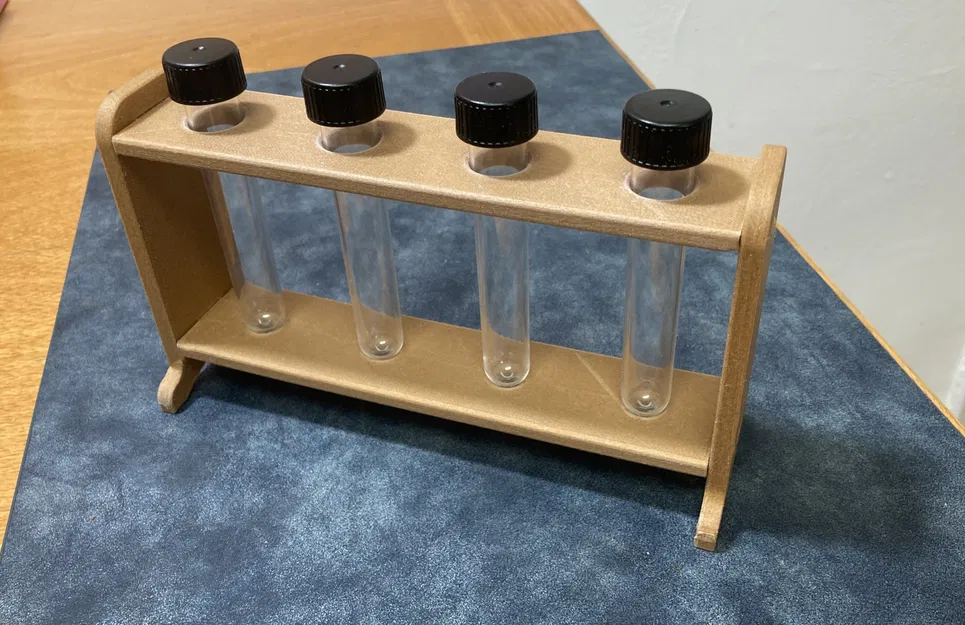 Giá đỡ ống nghiệm cho 4 ống đường kính 15,5 mm - Image 1