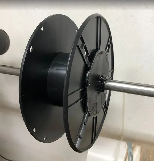 Giá đỡ cuộn filament cho thanh 16mm có phần bên cạnh - Image 2