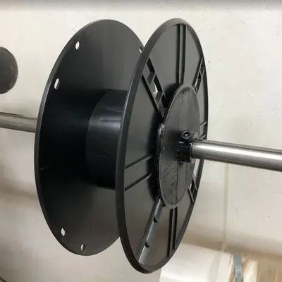 Giá đỡ cuộn filament cho thanh 16mm có phần bên cạnh