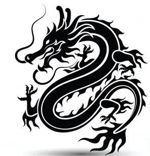 Đĩa lót ly hình rồng đơn giản - Image 2