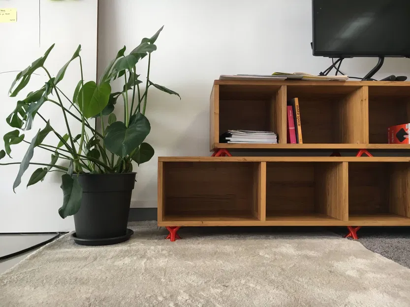 Chân tủ hình dạng hữu cơ cho hệ thống Kallax - Image 1