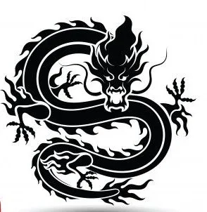 Đĩa lót bàn có hình rồng đơn giản - Image 2