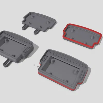 Bảng điều khiển VoCore 4.3" với 18 đèn LED cho Simracing