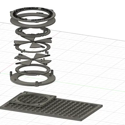 Hỗ trợ lắp đặt quạt 120mm cho Resident Evil Umbrella Corp