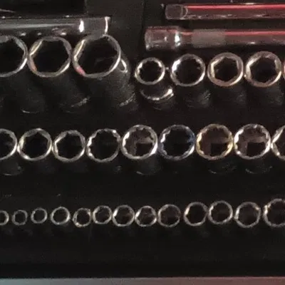 Giá đỡ ổ cắm cho bộ dụng cụ Gridfinity