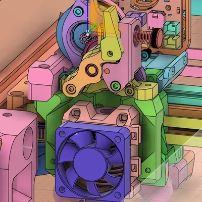 Mô hình EVA3 Voron Tap V6 cho máy in 3D Mercury