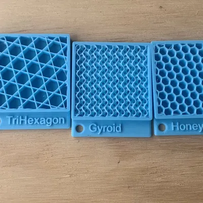 Mẫu vật liệu lấp đầy từ Bambu Studio