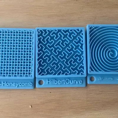 Mẫu vật liệu lấp đầy từ Bambu Studio