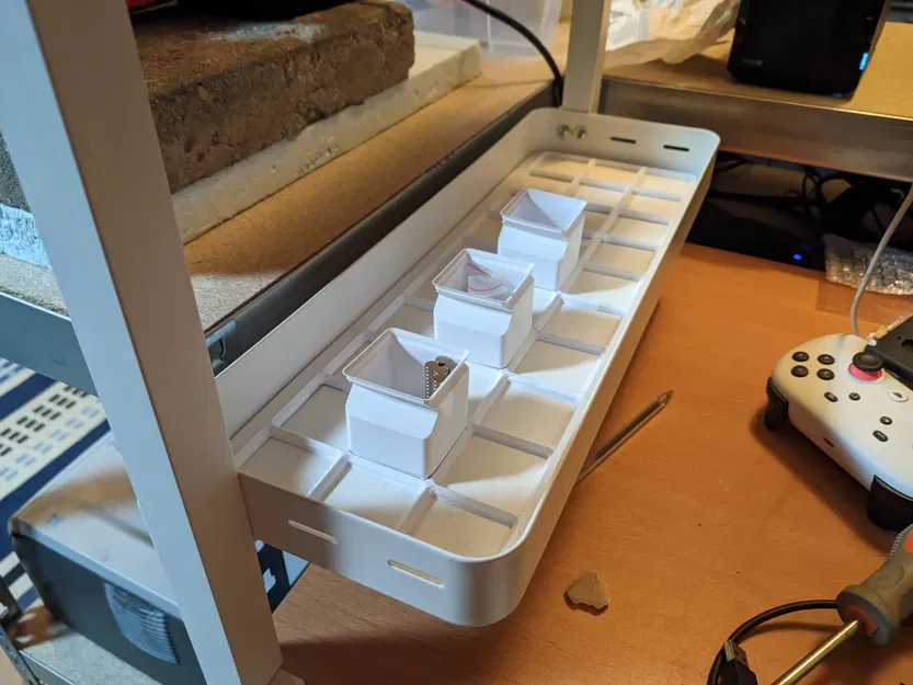 Bảng đế tổ chức bàn đôi tầng Gridfinity IKEA Vattenkar - Image 1