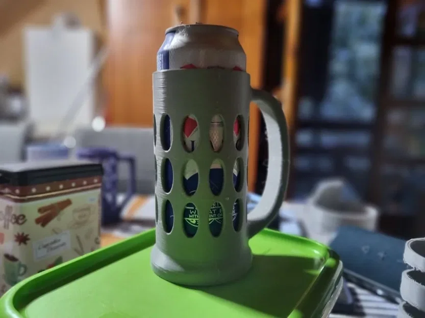 Cốc bia cho lon 500ml - Hình oval - Image 1