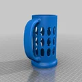Cốc bia cho lon 500ml - Hình oval - Thumbnail 2