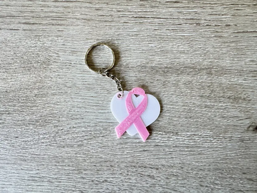 Móc khóa tháng 10 hồng 2023 cho chiến dịch nâng cao nhận thức - Image 1