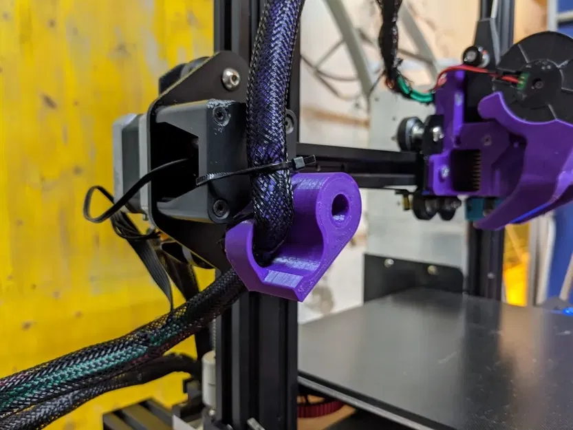 Giá đỡ cáp cho Ender 3 Pro lắp tại công tắc giới hạn X - Image 2