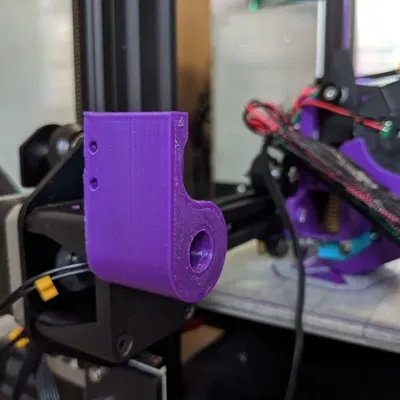 Giá đỡ cáp cho Ender 3 Pro lắp tại công tắc giới hạn X