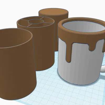 Cốc cà phê Drippy với nhiều loại chèn khác nhau