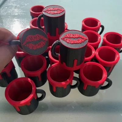 Cốc Schnaps nhiều phần bằng PLA và PETG