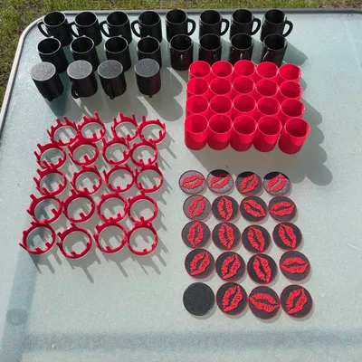 Cốc Schnaps nhiều phần bằng PLA và PETG