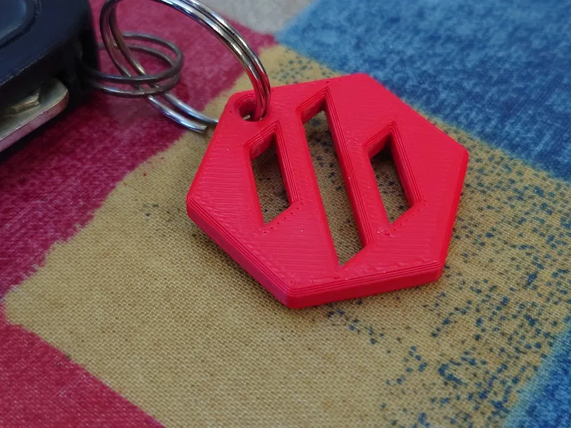 Móc khóa Voron nhỏ gọn với logo đặc trưng - Image 1