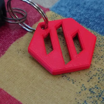 Móc khóa Voron nhỏ gọn với logo đặc trưng