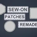 Patches thêu sẵn - mẫu trống với nhiều kích thước hơn - Thumbnail 1