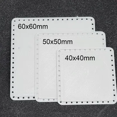 Patches thêu sẵn - mẫu trống với nhiều kích thước hơn