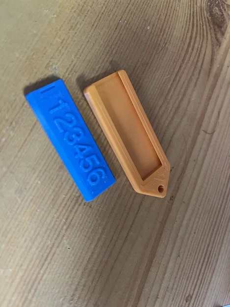 Móc chìa khóa với chèn có thể thay đổi màu sắc - Image 2