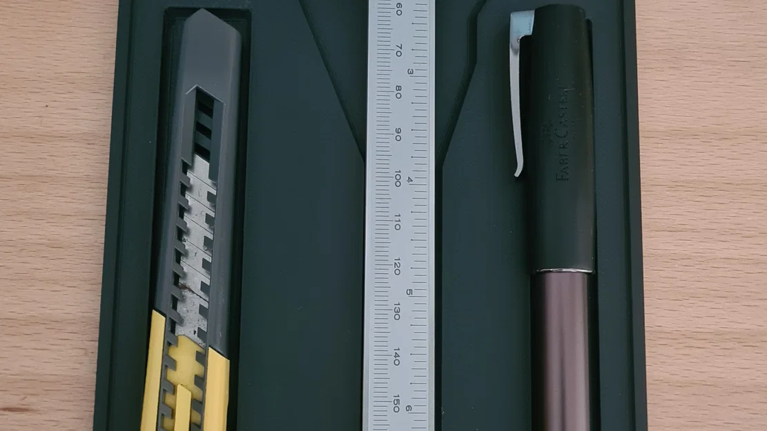 Khay đựng thước kẹp 150mm bảo vệ bàn làm việc - Image 2