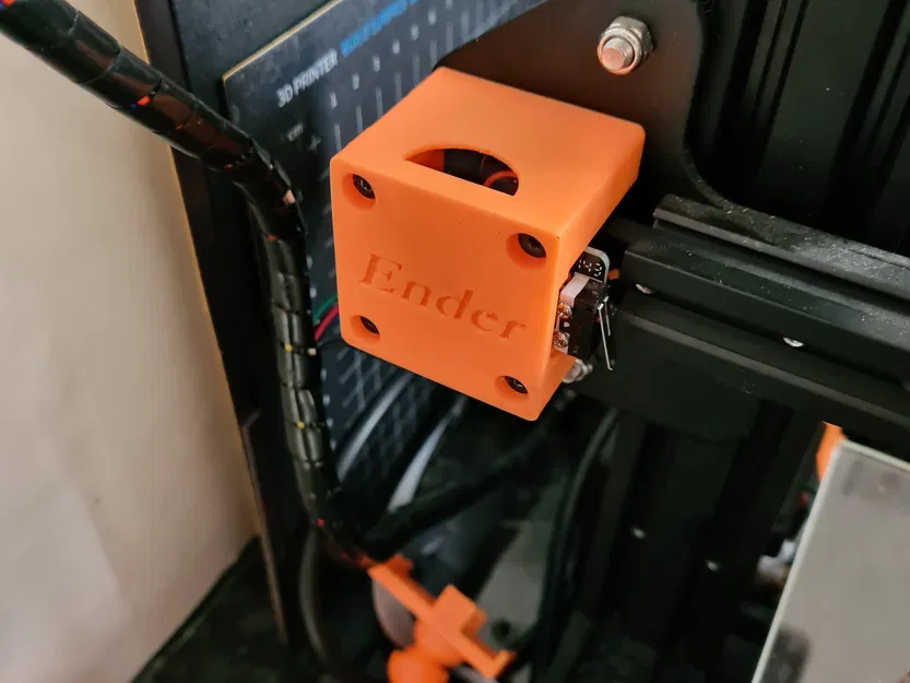 Nắp che pulley trục X cho Ender 3 (Pro) cải tiến - Image 1