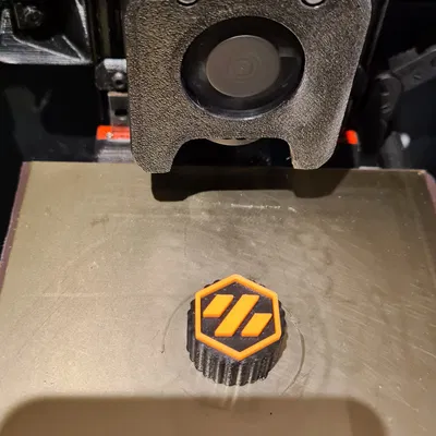 Núm điều chỉnh màn hình LCD với logo Voron