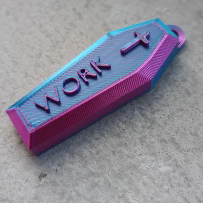 Móc khóa quan tài hài hước cho Halloween