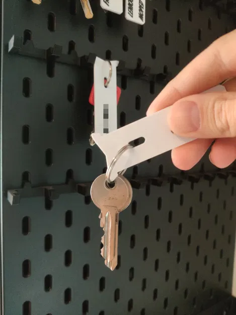 Giá đỡ chìa khóa "Key-Clip" cho Ikea Skadis - Image 2