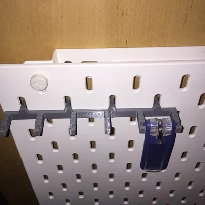 Giá đỡ "Key-Clip" bền cho bảng Skadis của Ikea