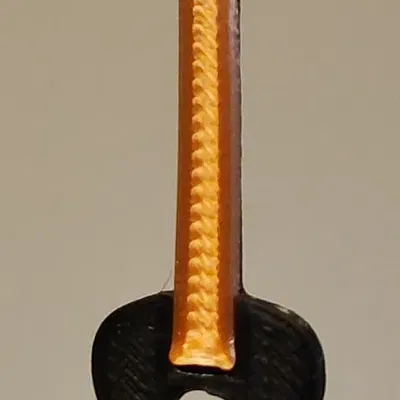 Móc chìa khóa hình ukulele nhiều màu sắc