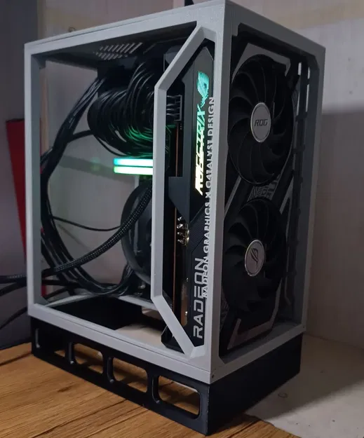 Thùng máy ITX LTX VENT-M tương thích GPU 250mm và PSU SFX - Image 1