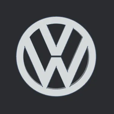 Biểu tượng logo Volkswagen dành cho phụ kiện - Image 1