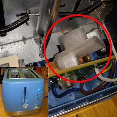 Cần gạt công tắc điện bằng nhựa cho máy nướng bánh Simpex