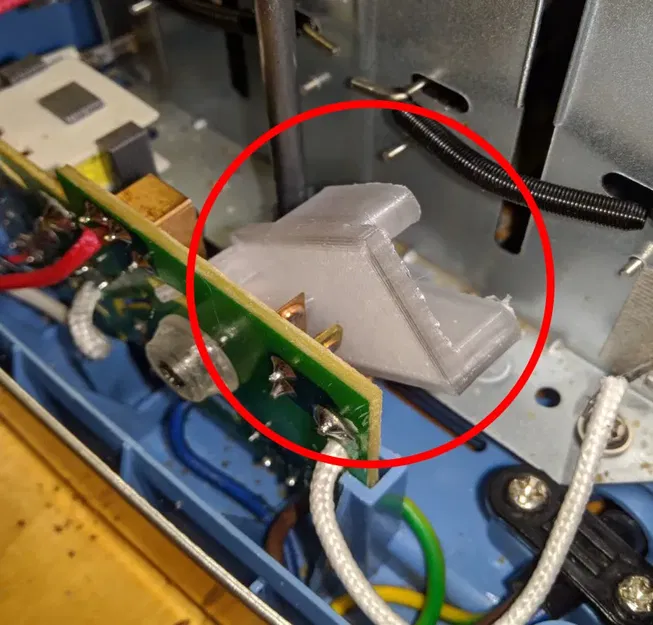 Cần gạt công tắc điện bằng nhựa cho máy nướng bánh Simpex - Image 2