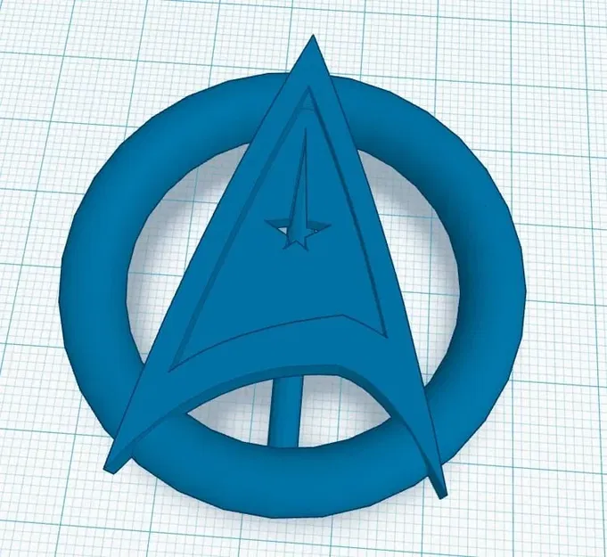 Biểu tượng huy hiệu đai Star Trek với thiết kế tinh xảo - Image 1