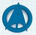 Biểu tượng huy hiệu đai Star Trek với thiết kế tinh xảo - Thumbnail 1