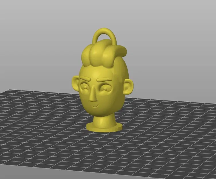 Móc khóa đầu nhân vật dễ thương dành cho người yêu thích 3D - Image 3