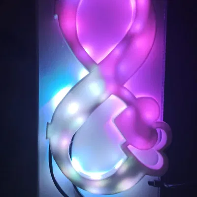 Đèn đôi trái tim cho đám cưới