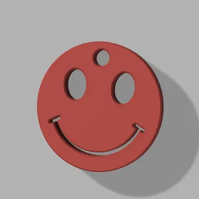 Móc khóa mặt cười in 3D đơn giản và nhanh chóng