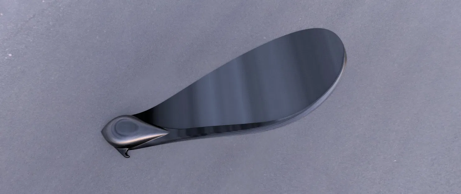 Máy bay giấy hạt phong in 3D với móc phóng - Image 1