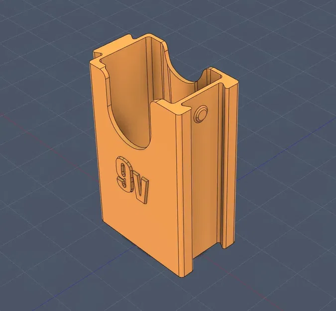 Vỏ pin 9volt liên kết cho việc lưu trữ pin - Image 3