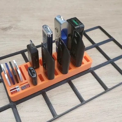 Giá đỡ USB và thẻ SD 3x1 Gridfinity