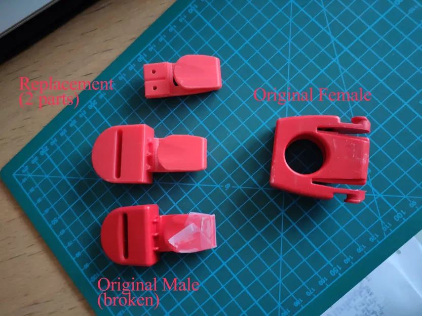 Thay thế móc dây an toàn cho ghế xe đạp trẻ em - Image 1