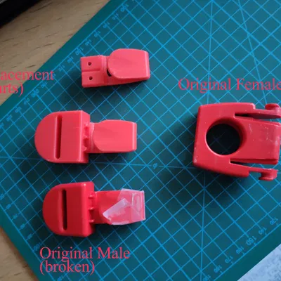 Thay thế móc dây an toàn cho ghế xe đạp trẻ em