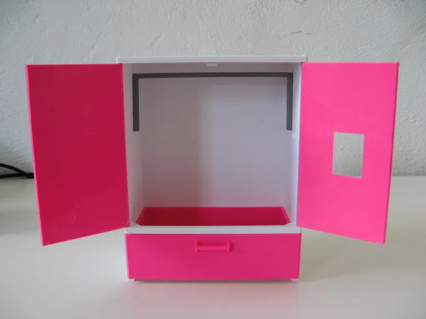 Tủ đồ hiện đại cho búp bê - Image 4