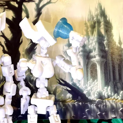 Đầu cao elf cho các nhân vật hành động Lucky 13